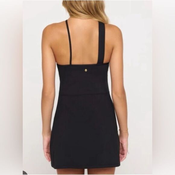 NWT Spiritual Gangster Women’s KACI Black Asymmetrical Active Dress- Size S - Picture 2 of 12